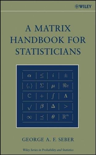 Couverture : A Matrix Handbook for Statisticians