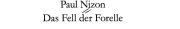 Couverture : Das Fell der Forelle