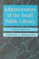 Couverture : Administration of the small public library