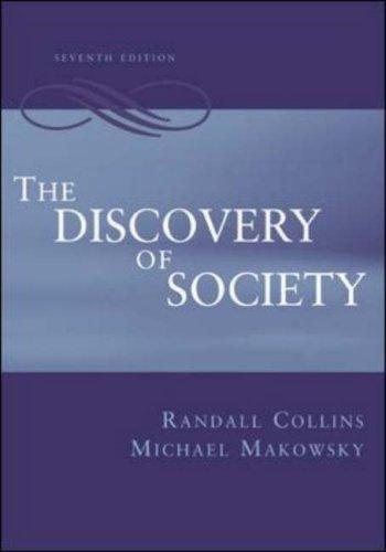 Couverture : The discovery of society