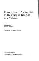 Couverture : Contemporary approaches to the study of religion