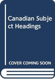 Couverture : Canadian subject headings