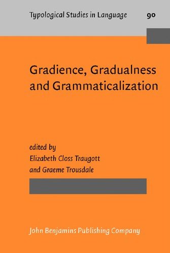 Couverture : Gradience, gradualness and grammaticalization