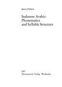 Couverture : Sudanese Arabic