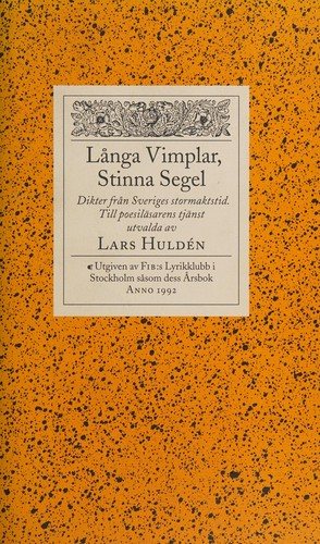 Couverture : Långa vimplar, stinna segel