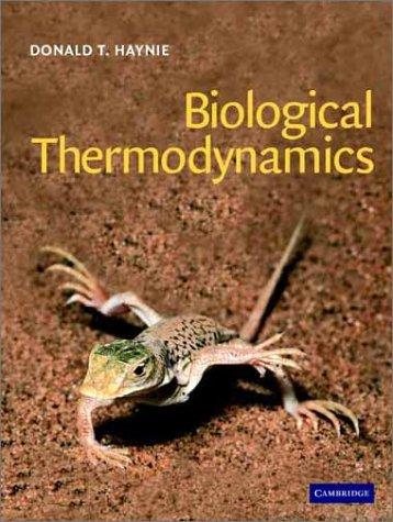 Couverture : Biological Thermodynamics