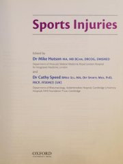 Couverture : Sports injuries