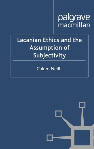 Couverture : Lacanian ethics and the assumption of subjectivity