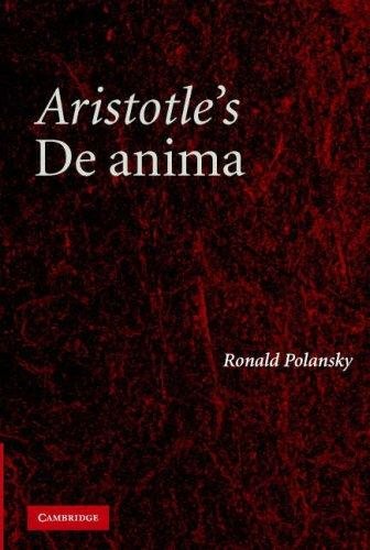 Couverture : Aristotle's De anima