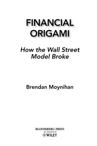 Couverture : Financial Origami