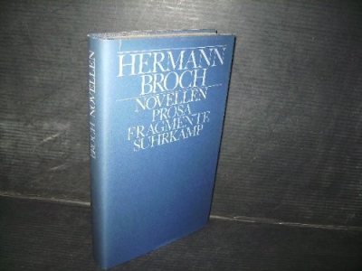 Couverture : Novellen, Prosa, Fragmente