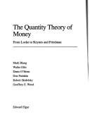 Couverture : The quantity theory of money