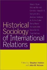 Couverture : Historical sociology of international relations