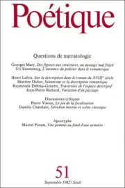 Couverture : Questions de narratologie