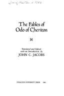 Couverture : The fables of Odo of Cheriton