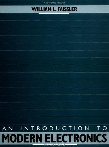 Couverture : An introduction to modern electronics