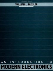 Couverture : An introduction to modern electronics