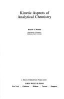 Couverture : Kinetic aspects of analytical chemistry