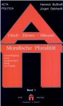 Couverture : Moralische Pluralität