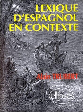 Couverture : Lexique d'espagnol en contexte