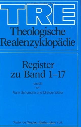 Couverture : Theologische Realenzyklopädie.