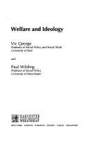 Couverture : Welfare and ideology
