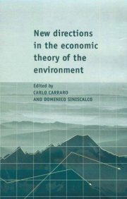 Couverture : New directions in the economic theory of the environment