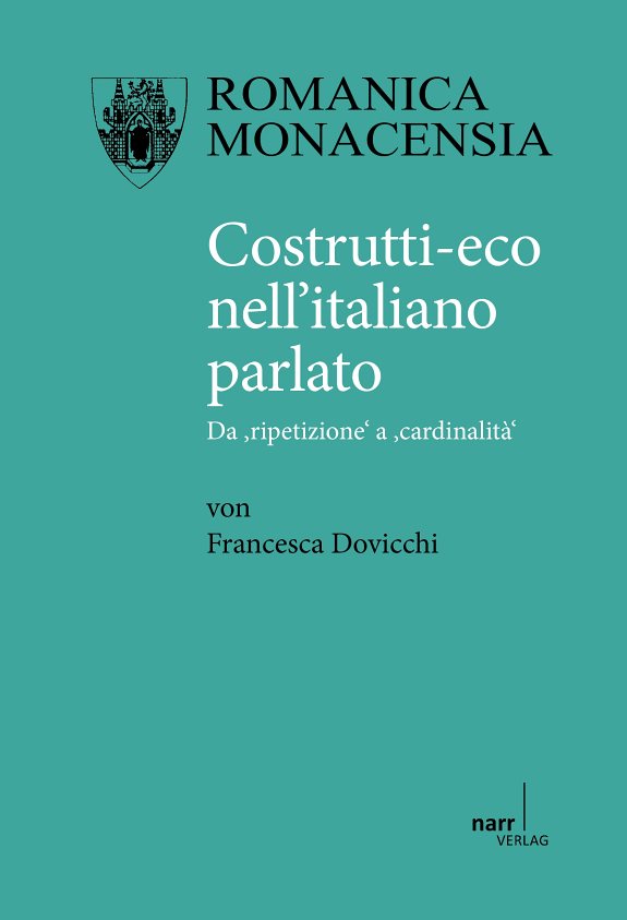 Couverture : Costrutti-eco nell'italiano parlato