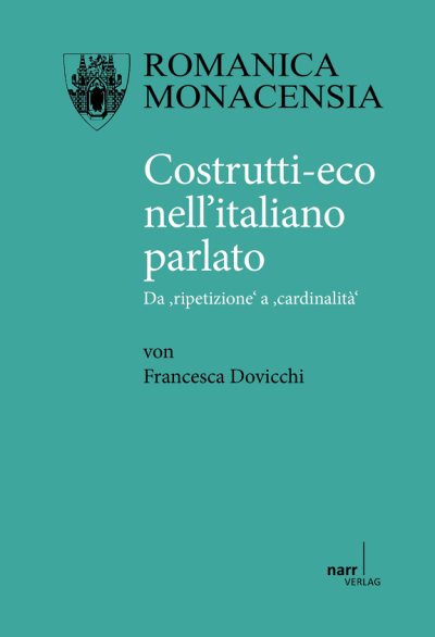 Couverture : Costrutti-eco nell'italiano parlato