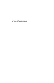 Couverture : A Tale of Two Cultures