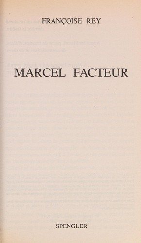 Couverture : Marcel facteur