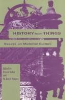 Couverture : History from things