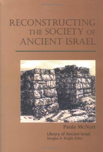 Couverture : Reconstructing the society of ancient Israel