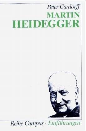 Couverture : Martin Heidegger