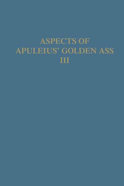 Couverture : Aspects of Apuleius' Golden Ass