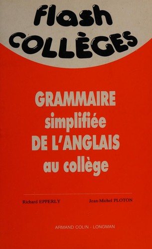 Couverture : Grammaire simplifiée de l'anglais au collège