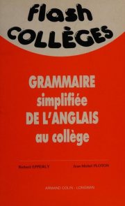 Couverture : Grammaire simplifiée de l'anglais au collège