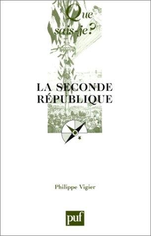 Couverture : La Seconde république