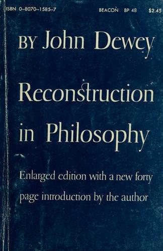 Couverture : Reconstruction in Philosophy