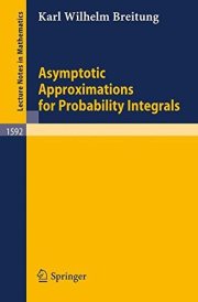 Couverture : Asymptotic approximations for probability integrals