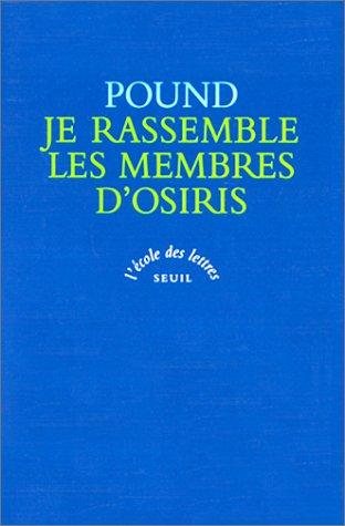 Couverture : Je rassemble les membres d'Osiris