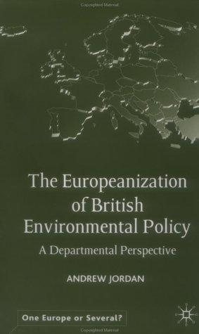 Couverture : The Europeanization of British Environmental Policy