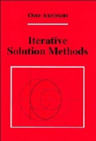 Couverture : Iterative solution methods