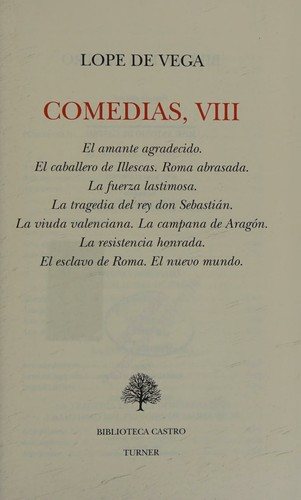 Couverture : Comedias VIII