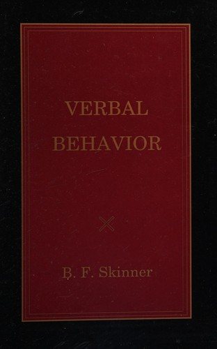 Couverture : Verbal Behavior (B.F. Skinner Reprint Series) (B.F. Skinner Reprint Series) (B.F. Skinner Reprint Series) (B.F. Skinner Reprint Series)