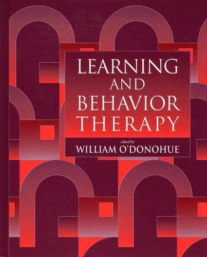 Couverture : Learning and behavior therapy