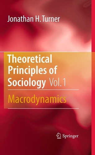Couverture : Theoretical principles of sociology