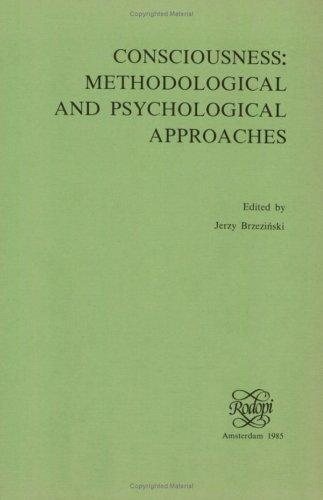 Couverture : Consciousness, methodological and psychological approaches