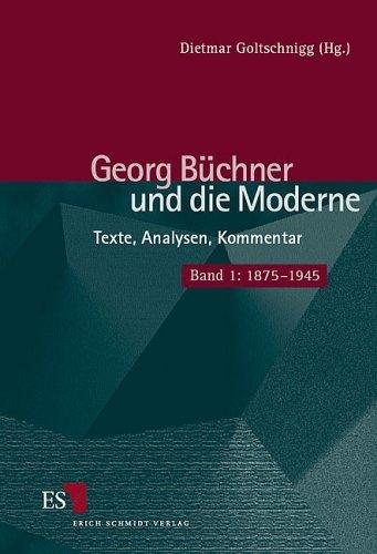 Couverture : Georg Büchner und die Moderne