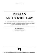 Couverture : Russian and Soviet law